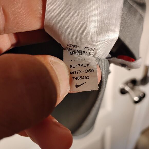 Ohio State Buckeyes Nike polo shirt mens XL Xlarge gray stripe golf football - Picture 9 of 10